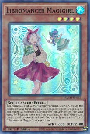 Image of Libromancer Magigirl [BACH-EN086] Super Rare