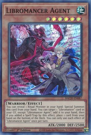 Image of Libromancer Agent [BACH-EN087] Super Rare