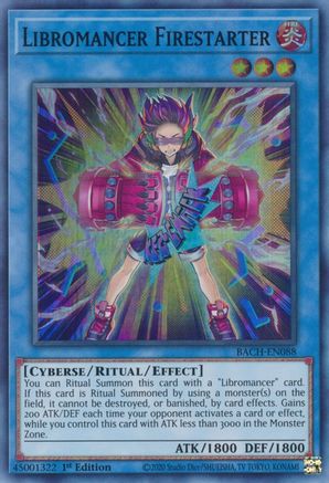 Image of Libromancer Firestarter [BACH-EN088] Super Rare