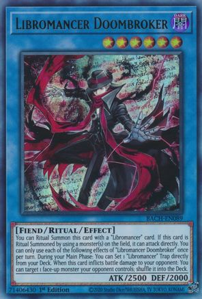 Image of Libromancer Doombroker [BACH-EN089] Ultra Rare