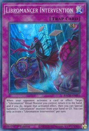 Image of Libromancer Intervention [BACH-EN091] Super Rare