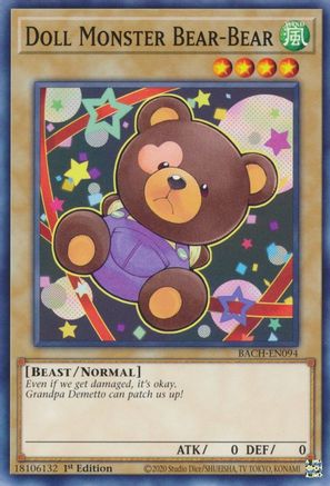Image of Doll Monster Bear-Bear [BACH-EN094] Common