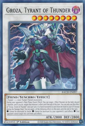Image of Groza, Tyrant of Thunder [BACH-EN097] Common