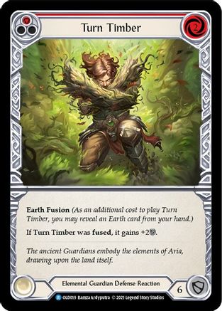 Image of Turn Timber (Red) [OLD019] (Tales of Aria Oldhim Blitz Deck)  1st Edition Normal