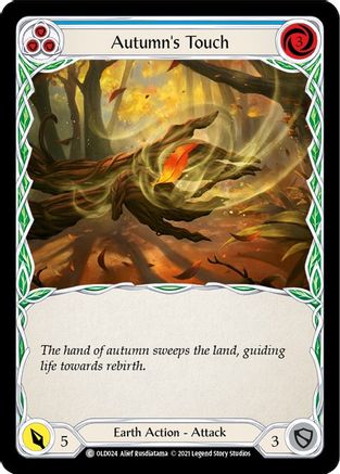 Image of Autumn's Touch (Blue) [OLD024] (Tales of Aria Oldhim Blitz Deck)  1st Edition Normal