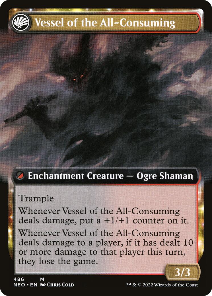 Image of Hidetsugu Consumes All // Vessel of the All-Consuming (Extended Art) [Kamigawa: Neon Dynasty]