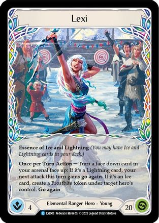 Image of Lexi [LXI001] (Tales of Aria Lexi Blitz Deck)  1st Edition Rainbow Foil