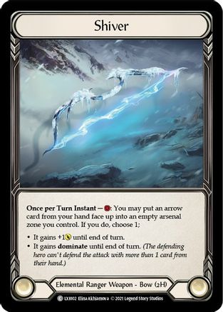 Image of Shiver [LXI002] (Tales of Aria Lexi Blitz Deck)  1st Edition Normal