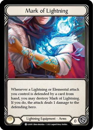 Image of Mark of Lightning [LXI005] (Tales of Aria Lexi Blitz Deck)  1st Edition Normal