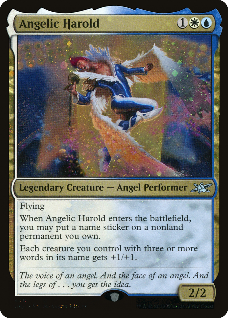 Image of Angelic Harold (Galaxy Foil) [Unfinity]