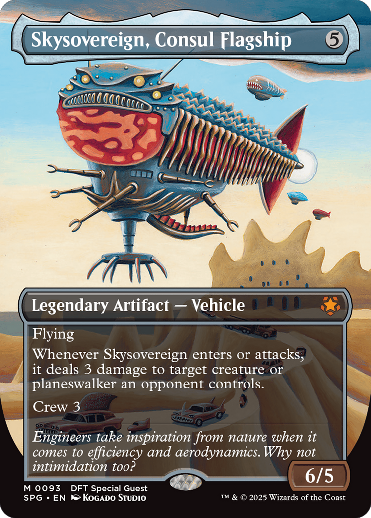 Image of Skysovereign, Consul Flagship (Borderless) [Aetherdrift Special Guests]