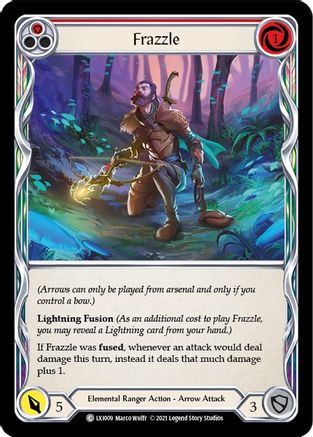Image of Frazzle (Red) [LXI009] (Tales of Aria Lexi Blitz Deck)  1st Edition Normal