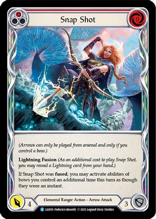 Image of Snap Shot (Red) [LXI010] (Tales of Aria Lexi Blitz Deck)  1st Edition Normal