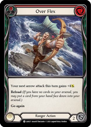 Image of Over Flex (Red) [LXI027] (Tales of Aria Lexi Blitz Deck)  1st Edition Normal