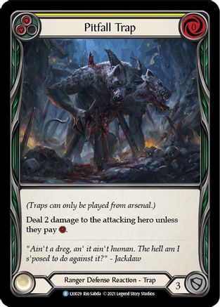Image of Pitfall Trap (Yellow) [LXI029] (Tales of Aria Lexi Blitz Deck)  1st Edition Normal