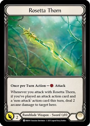 Image of Rosetta Thorn [BRI004] (Tales of Aria Briar Blitz Deck)  1st Edition Normal