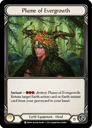 Image of Plume of Evergrowth [BRI005] (Tales of Aria Briar Blitz Deck)  1st Edition Normal