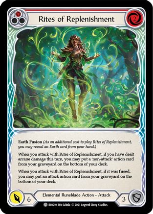 Image of Rites of Replenishment (Red) [BRI010] (Tales of Aria Briar Blitz Deck)  1st Edition Normal
