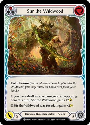 Image of Stir the Wildwood (Red) [BRI011] (Tales of Aria Briar Blitz Deck)  1st Edition Normal