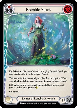 Image of Bramble Spark (Red) [BRI012] (Tales of Aria Briar Blitz Deck)  1st Edition Normal