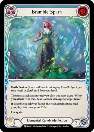 Image of Bramble Spark (Blue) [BRI015] (Tales of Aria Briar Blitz Deck)  1st Edition Normal