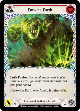 Image of Entwine Earth (Red) [BRI016] (Tales of Aria Briar Blitz Deck)  1st Edition Normal