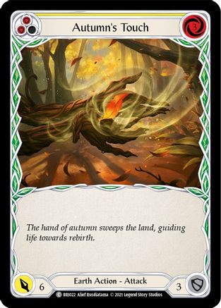 Image of Autumn's Touch (Yellow) [BRI022] (Tales of Aria Briar Blitz Deck)  1st Edition Normal
