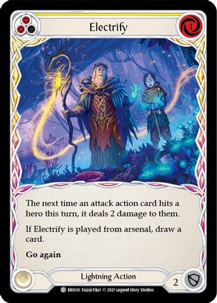 Image of Electrify (Yellow) [BRI030] (Tales of Aria Briar Blitz Deck)  1st Edition Normal