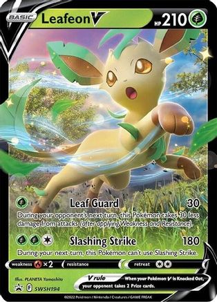 Image of Leafeon V (SWSH194) [Sword & Shield: Black Star Promos]
