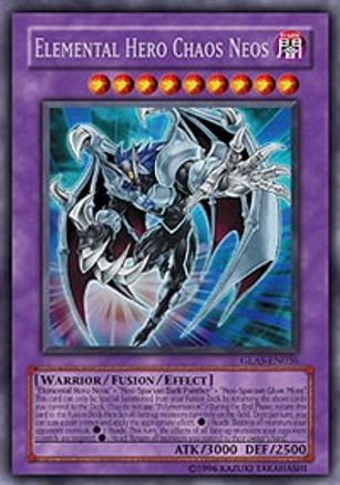 Image of Elemental Hero Chaos Neos [GLAS-EN036] Secret Rare
