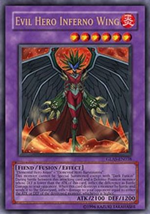 Image of Evil Hero Inferno Wing [GLAS-EN038] Ultra Rare