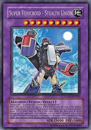 Image of Super Vehicroid - Stealth Union [GLAS-EN041] Secret Rare