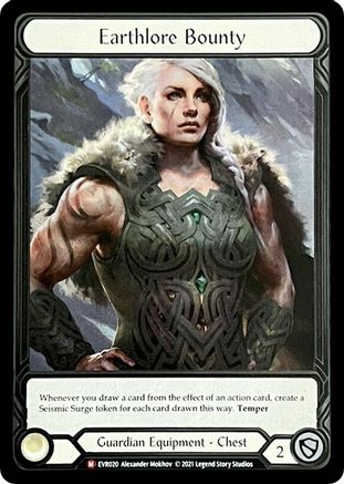 Image of Earthlore Bounty (Extended Art) [EVR020] (Everfest)  1st Edition Cold Foil