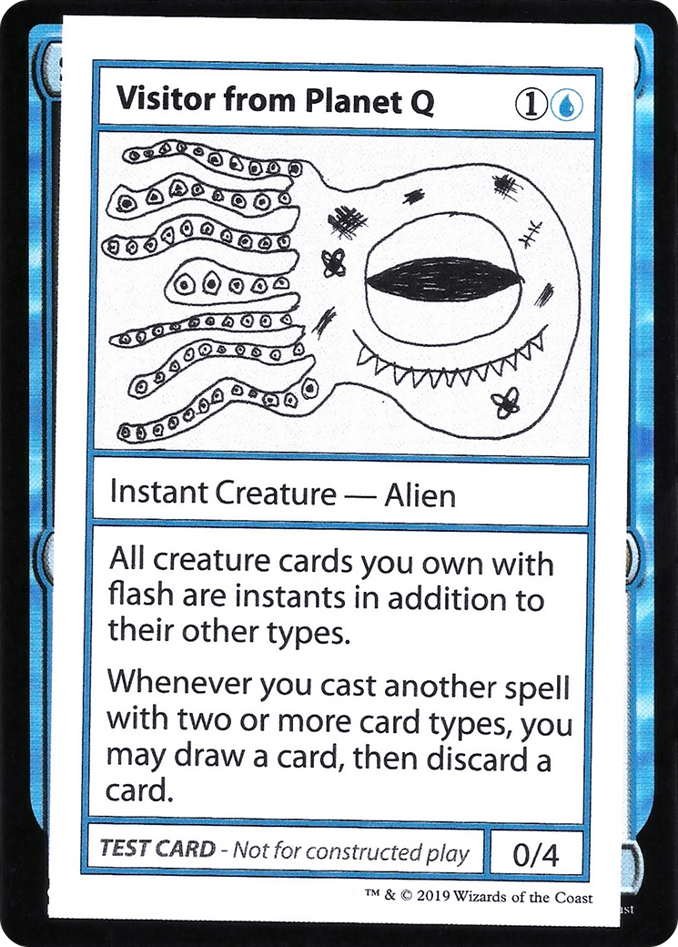 Image of Visitor from Planet Q (2021 Edition) [Mystery Booster Playtest Cards]