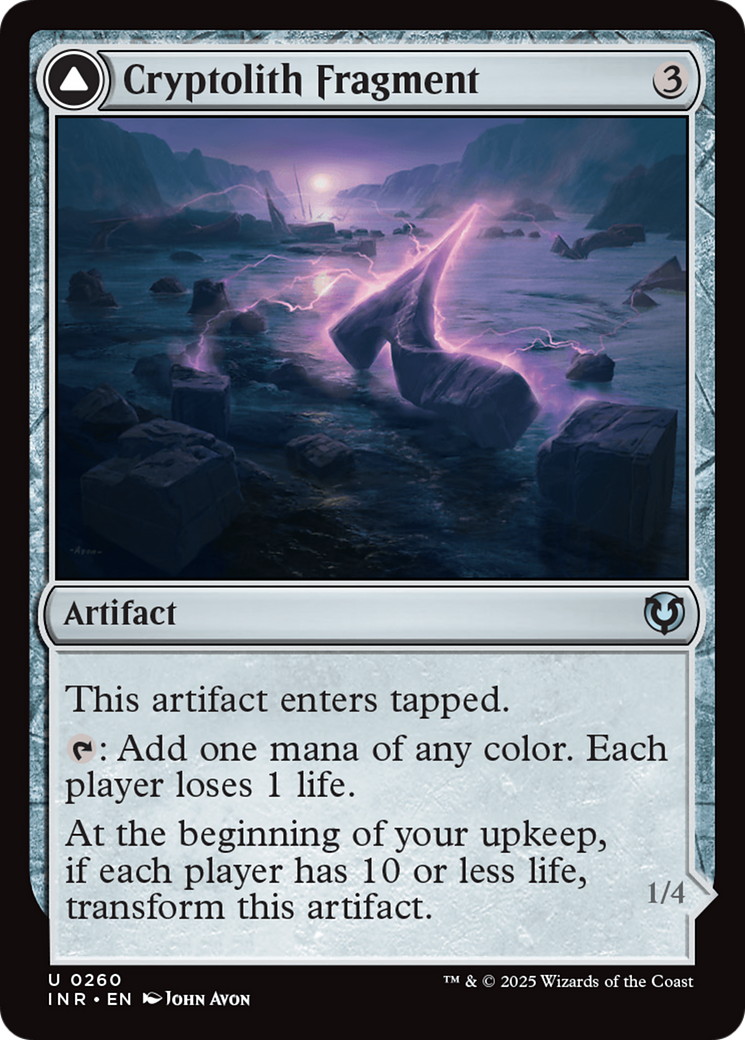 Image of Cryptolith Fragment // Aurora of Emrakul [Innistrad Remastered]