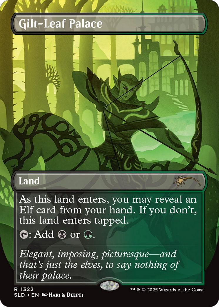 Image of Gilt-Leaf Palace (SLD-1322) - Secret Lair Drop (Borderless) Foil