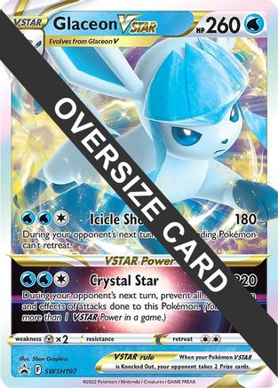 Image of Glaceon VSTAR (SWSH197) (Jumbo Card) [Sword & Shield: Black Star Promos]