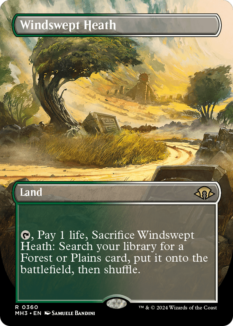 Image of Windswept Heath (Borderless) [Modern Horizons 3]