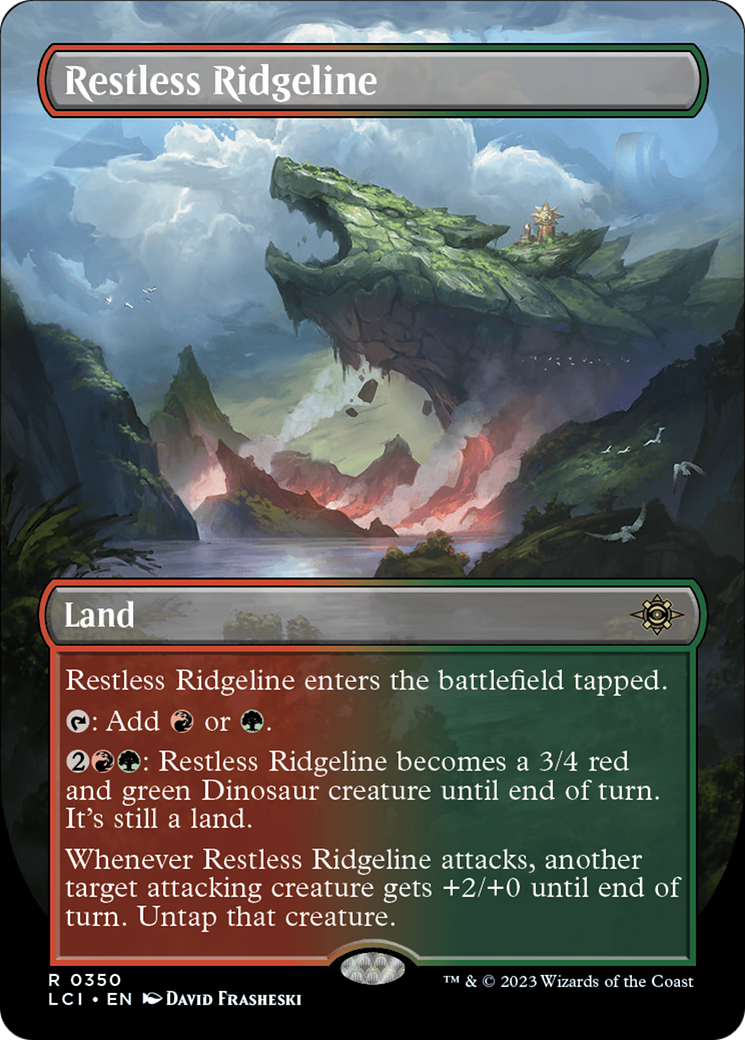 Image of Restless Ridgeline (Borderless) [The Lost Caverns of Ixalan]