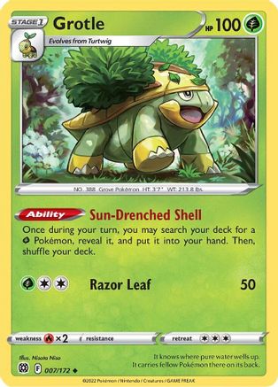 Image of Grotle (007/172) [Sword & Shield: Brilliant Stars]
