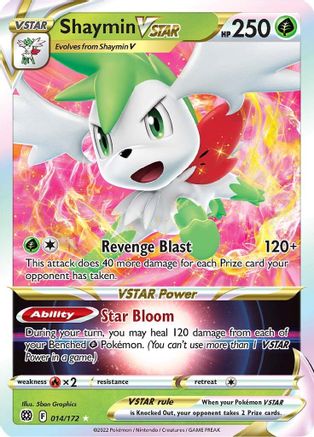 Image of Shaymin VSTAR (014/172) [Sword & Shield: Brilliant Stars]