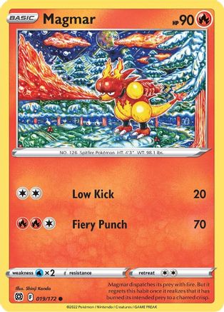 Image of Magmar (019/172) [Sword & Shield: Brilliant Stars]