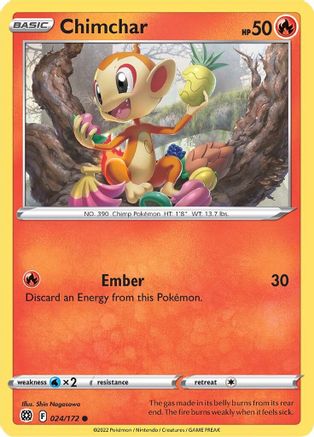 Image of Chimchar (024/172) [Sword & Shield: Brilliant Stars]