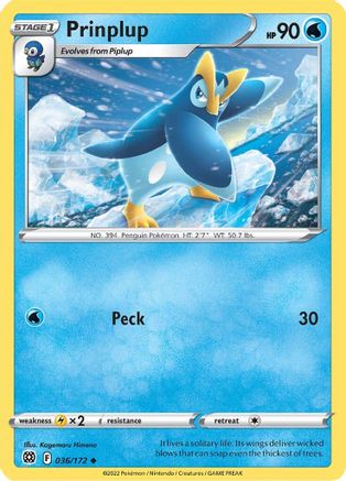 Image of Prinplup (036/172) [Sword & Shield: Brilliant Stars]