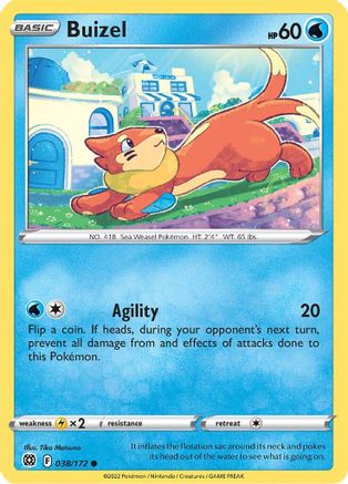 Image of Buizel (038/172) [Sword & Shield: Brilliant Stars]