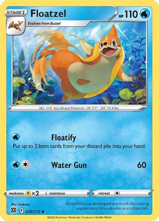 Image of Floatzel (039/172) [Sword & Shield: Brilliant Stars]