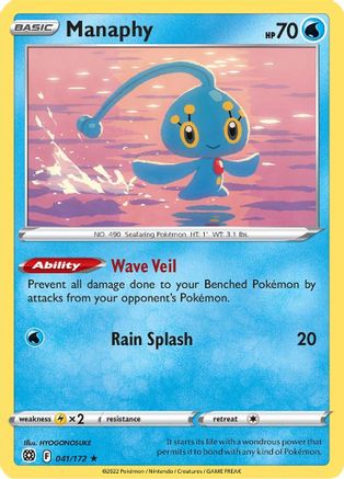 Image of Manaphy (041/172) [Sword & Shield: Brilliant Stars]