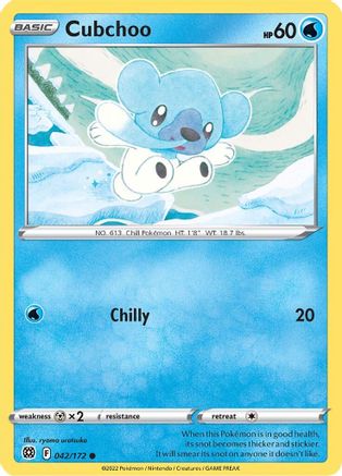 Image of Cubchoo (042/172) [Sword & Shield: Brilliant Stars]