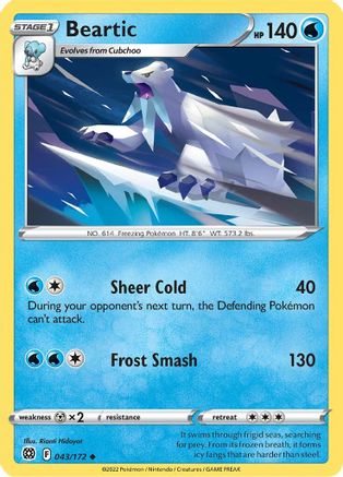 Image of Beartic (043/172) [Sword & Shield: Brilliant Stars]