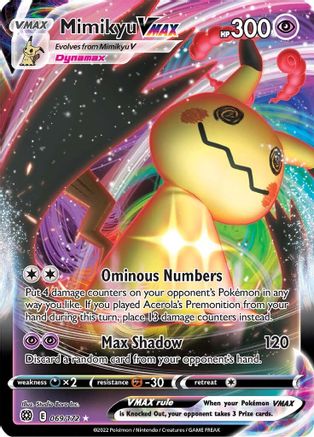Image of Mimikyu VMAX (069/172) [Sword & Shield: Brilliant Stars]